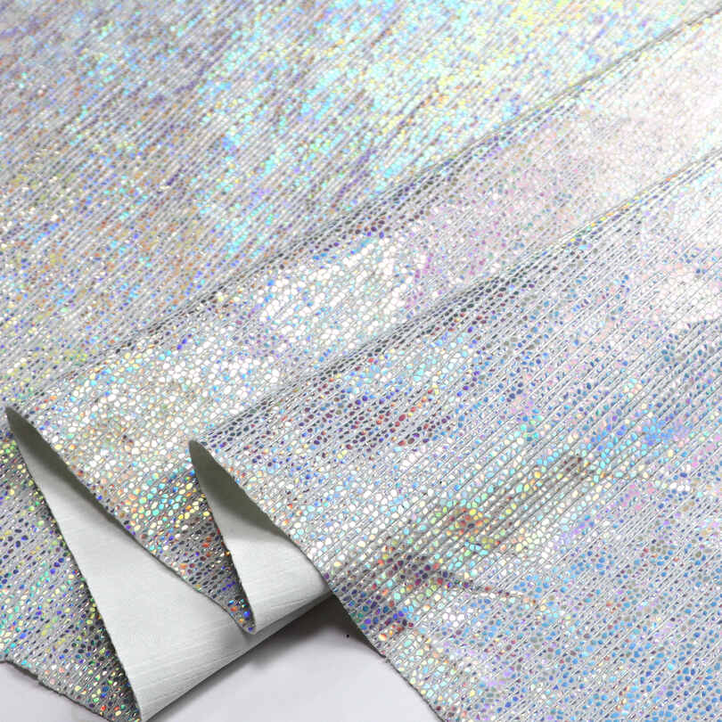 Металл жарқыраған жарқыраған аяқ киім сөмкелері PU жасанды былғары мата